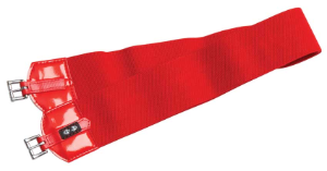 ZILCO double elastic US style race girth red 682057